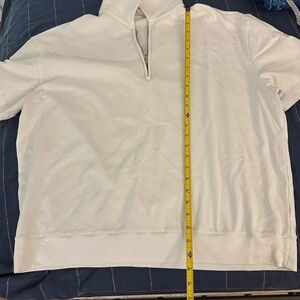 Arket Half-zip Polo Shirt (Offwhite)